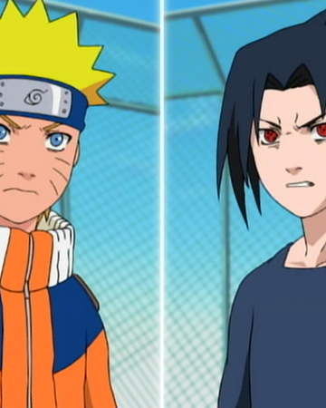 The Battle Begins Naruto Vs Sasuke Narutopedia Fandom