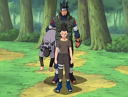 Asuma rescues Shikamaru