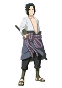 Sasuke's initial appearance in Part II.