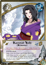 Kurenai con Kimono.