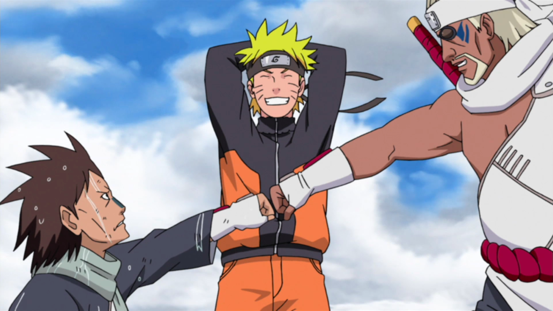 killer bee and naruto