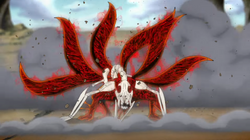 naruto six tailed fox form