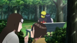 Neji presente no sonho de Hinata.