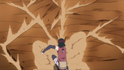 Sarada attacks Kakō.