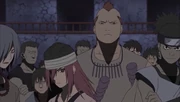Orochimaru'nun tutsakları olarak Ses Dörtlüsü