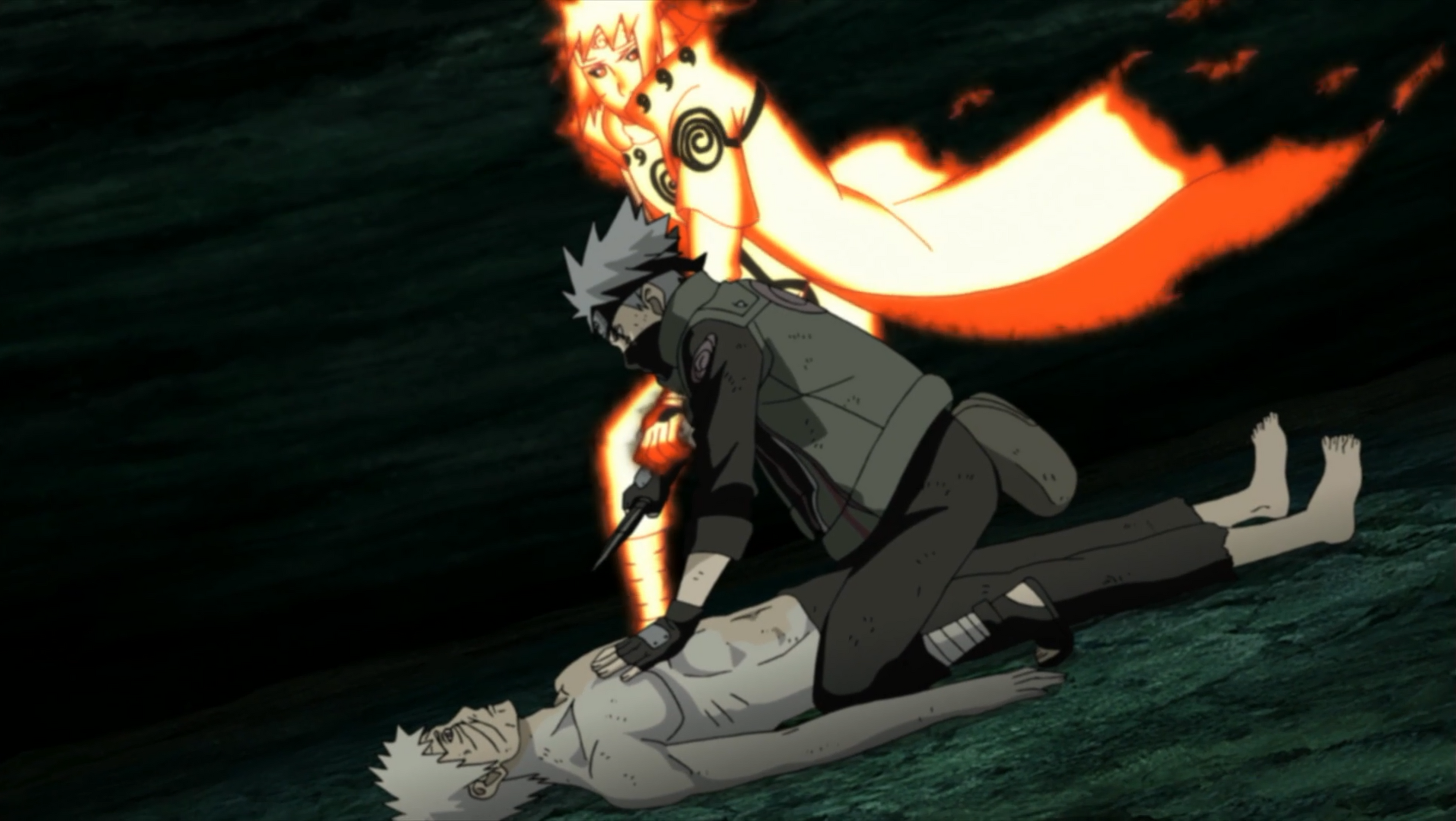 Se Minato é mais velho que Kakashi, e Minato é pai de Naruto