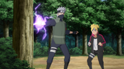 Kakashi Teaching Boruto