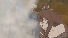 The technique expelled from the mouth.