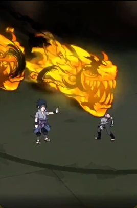 Técnica do Grande Dragão de Chama (Sasuke - Game)