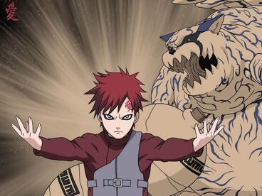 Wallpaper Gaara and Shukaku by Gaawa chan