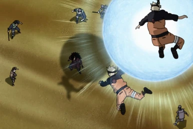 naruto super rasengan barrage