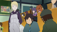 Inojin standing for Boruto