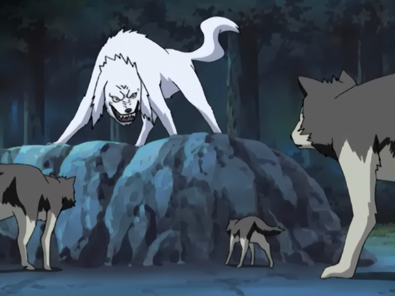 História A besta verde e o Canino branco-Uma história de Naruto