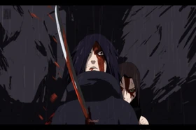 Madara probodnut Hashiramou