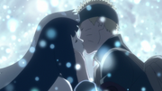 Naruto and Hinata kiss