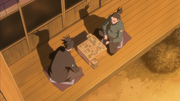 Shikamaru jogando Shōgi com seu pai, Shikaku