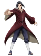 Itachi's appearance after being reanimated.