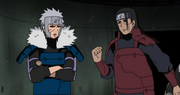 Tobirama manda a callar a Hashirama