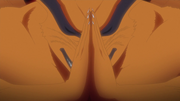 Kurama activates Baryon Mode