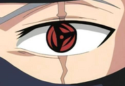 Mangekyō Sharingan de Kakashi no anime