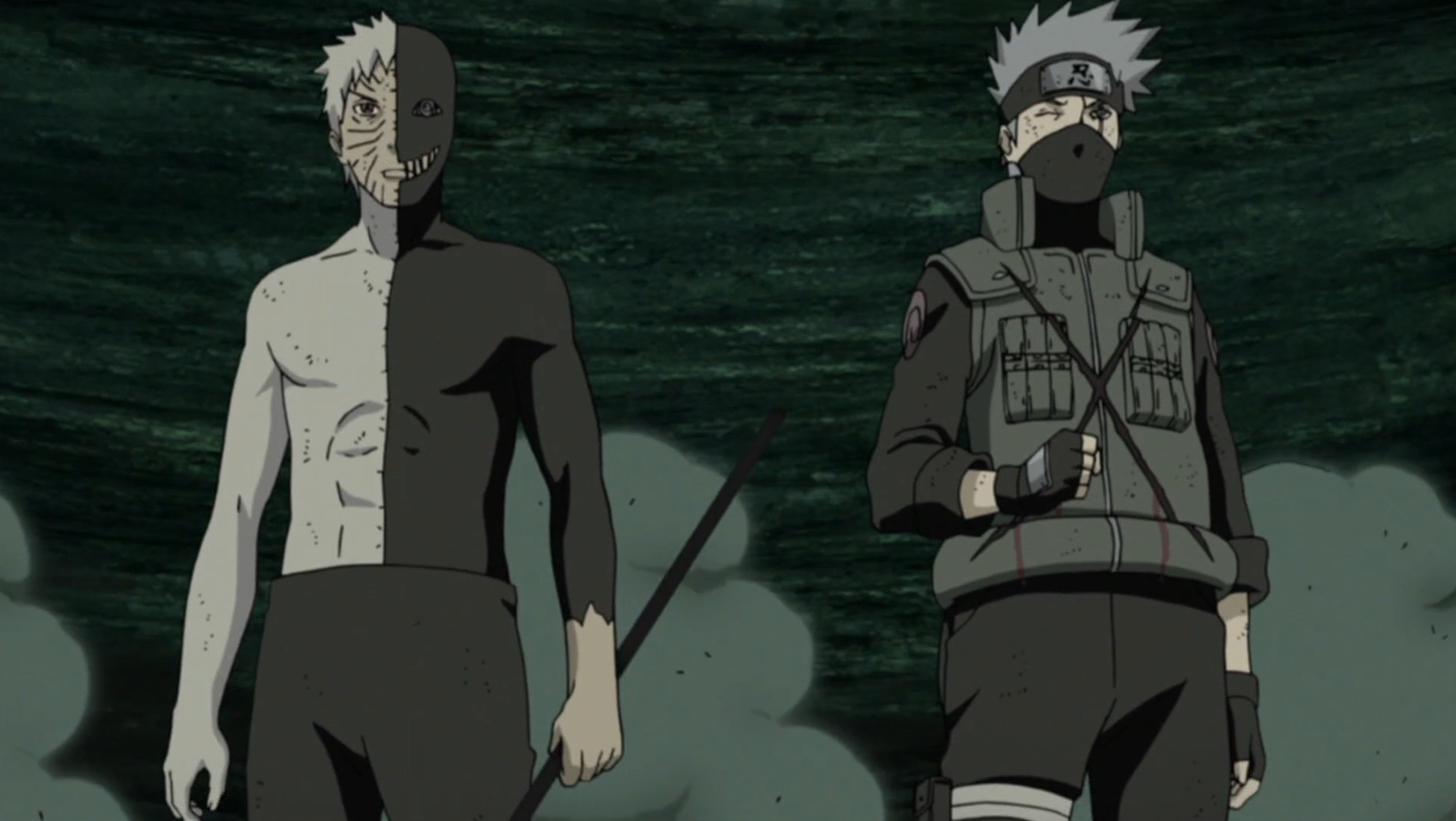 In a flashback of Minato's team from Naruto season 1, Obito and