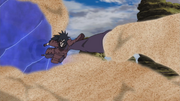 Gaara saca a Madara de su Susanoo con su Arena