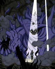 Sasuke's armoured Susanoo (Eternal Mangekyō Sharingan version).