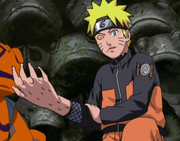 Naruto perdiendo el control sobre el Chakra Senjutsu