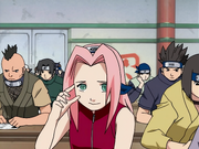Sakura tries to give up test