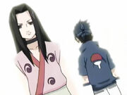 Haku se encuentra con Sasuke