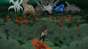 Madara prepares to capture the tailed beasts.