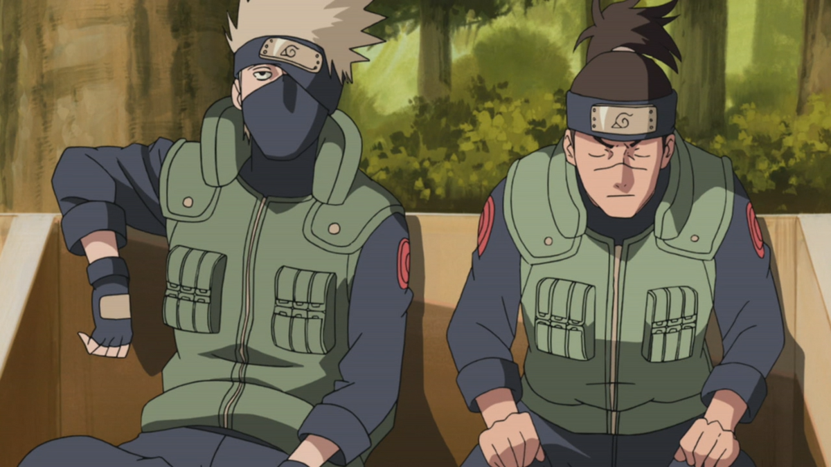 hatake kakashi and umino iruka (naruto and 1 more) drawn by haruko