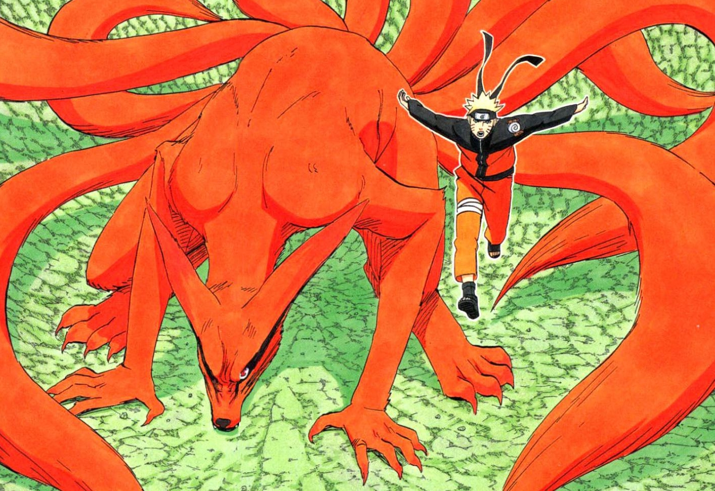 Naruto modo Kurama (kyuubi)  Наруто, Наруто удзумаки, Волкчата