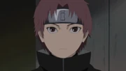 Sasori ca un Shinobi Suna.