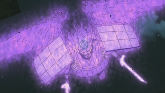 Susanoo — Tubuh Lengkap Sasuke.