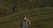 Gaara se enfrenta a los clones de Madara