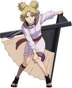 Temari con il primo outfit della prima parte.
