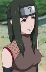 Hanare frente a Kakashi en el acantilado