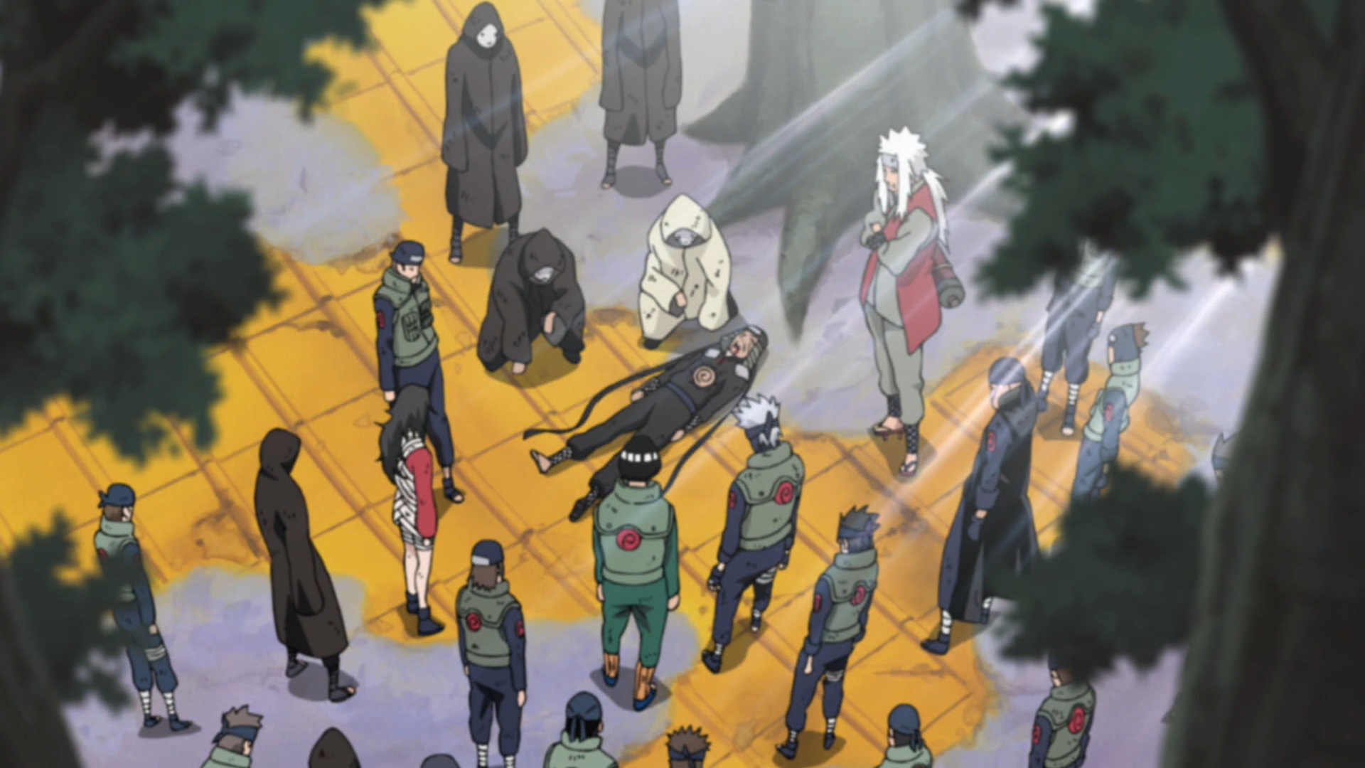 What happens in Naruto during the fight between Orochimaru and Third Hokage?  - Quora