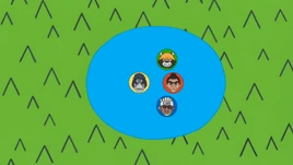 Kisame functioning as the centre of the sphere…