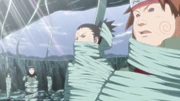 Shikamaru et Chôji victimes du Tsukuyomi Infini.