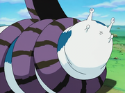 Manda constricting Katsuyu.