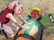 Sakura soignant Naruto