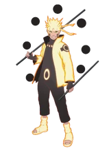 Naruto după ce a primit puterea lui Hagoromo