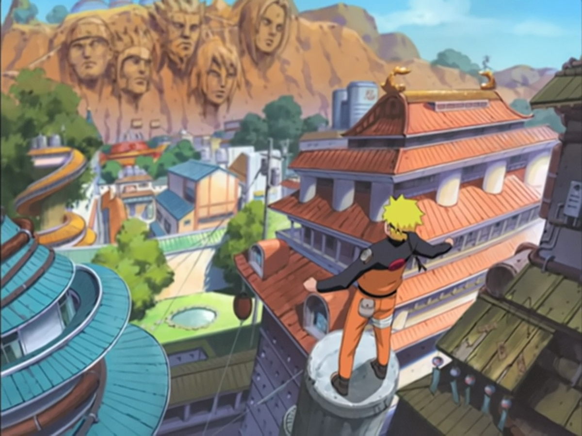 Last scene of the last episode of Naruto Classic: Goodbye, Hidden Leaf  Village, for now <3