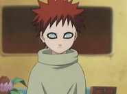 Gaara quando criança.