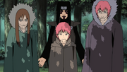 La marioneta de Sasori y de sus padres