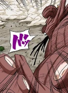 Jutsu de Sellado Contención del Pulpo Manga 2.png (466 kB) B expulsando tinta de su boca. (manga)