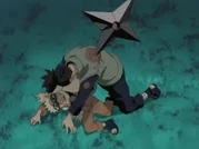 Iruka salva Naruto