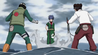 Tenten and Rock Lee vs Guren